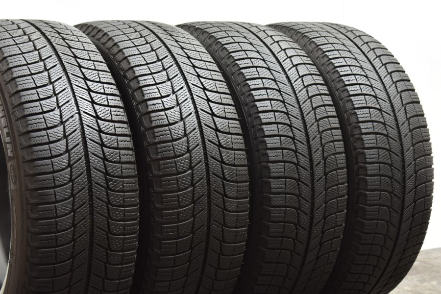 美品】ニッサン V37 スカイライン 純正OP エスティーロ 17in 7J +45 PCD114.3 ミシュラン X-ICE XI3 225/55R17  シーマ フーガ 流用 中古 スタッドレスタイヤホイールセット | パーツ販売ナンバーワン