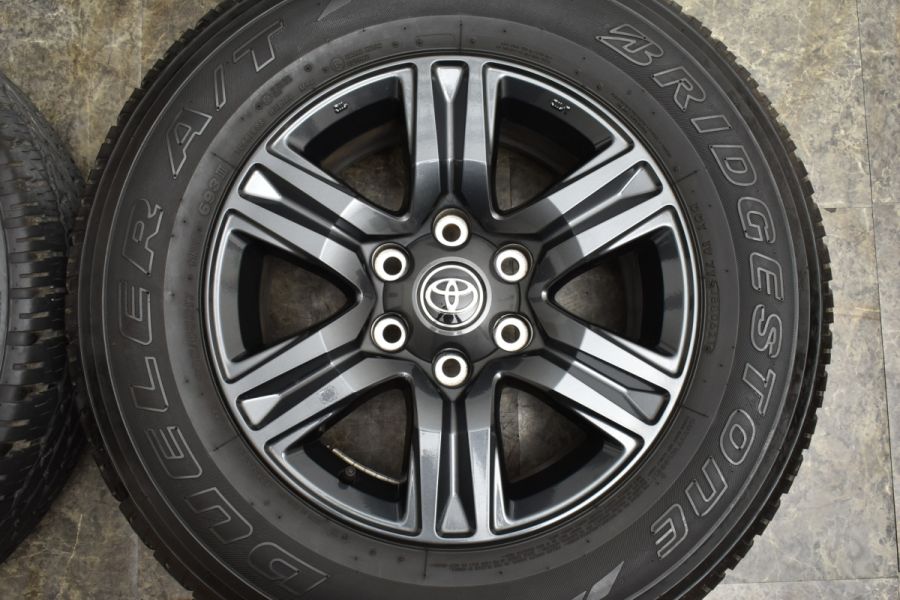 美品】トヨタ 125系 ハイラックス Z 純正 17in 7.5J +30 PCD139.7  