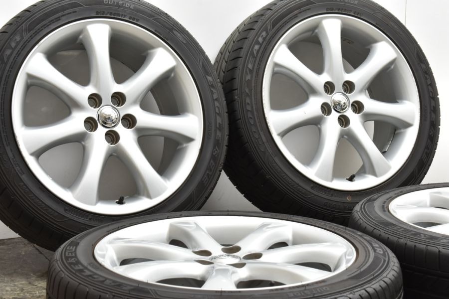 【大特価】トヨタ 10 ウィッシュ 純正 17in 7J +45 PCD100 グッドイヤー イーグル LS EXE 215/50R17  ホイールのみ可 プリウス 86 流用