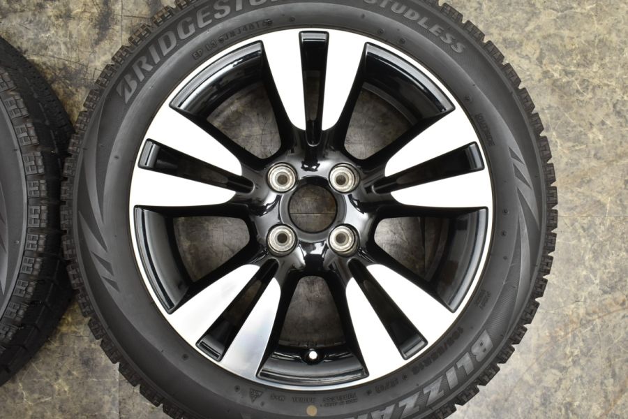 【程度良好品】シトロエン DS3 純正 16in 6J +22 PCD108 ブリヂストン ブリザック VRX 195/55R16 ホイールのみ可  品番：9688118277 C2 C3