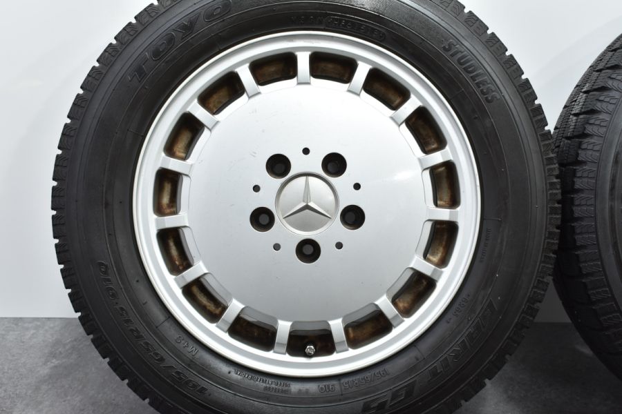 希少品】メルセデスベンツ W124 Eクラス 純正 15in 6.5J +48 PCD112 トーヨー ガリット G5 195/65R15  品番：1244010802 W176 W246 C117 中古 スタッドレスタイヤホイールセット | パーツ販売ナンバーワン