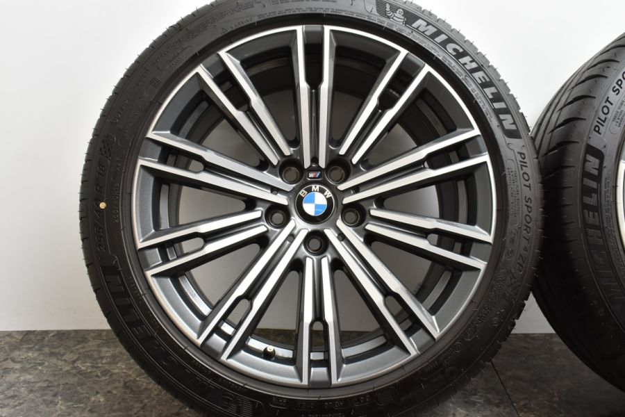 新車外し】BMW G20 G21 3シリーズ Mスポーツ 純正 18in 7.5J +25 8.5J 