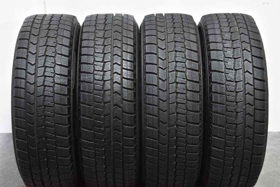 バリ溝 美品】AGA 15in 6J +25 PCD108 ダンロップ WM02 195/65R15