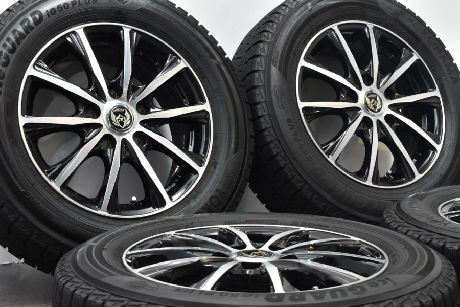 程度良好品】Weds RIZLEY MG 15in 6J +53 PCD114.3 ヨコハマ アイス