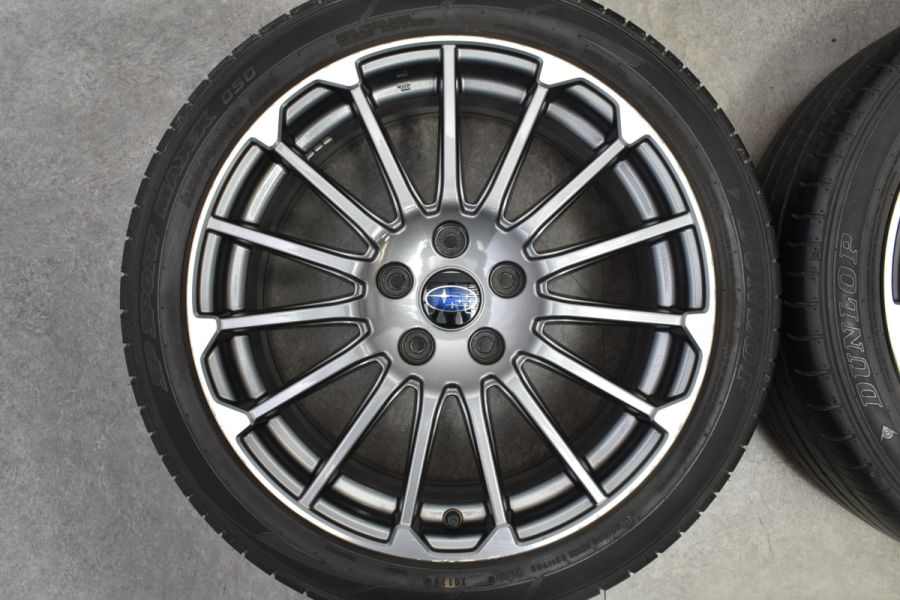 中古 スバル レヴォーグSTI 純正 18インチ ダンロップスポーツマックス