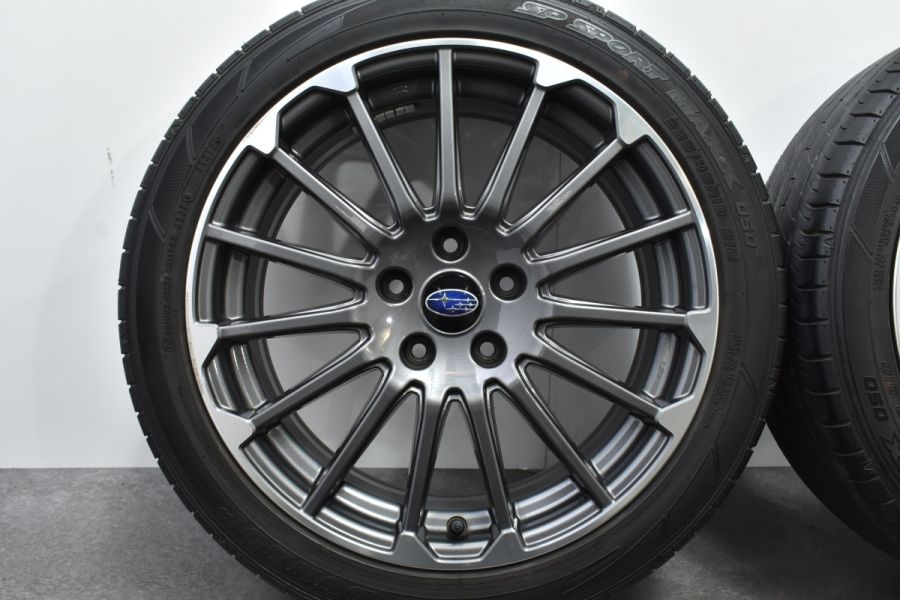 中古 スバル レヴォーグSTI 純正 18インチ ダンロップスポーツマックス
