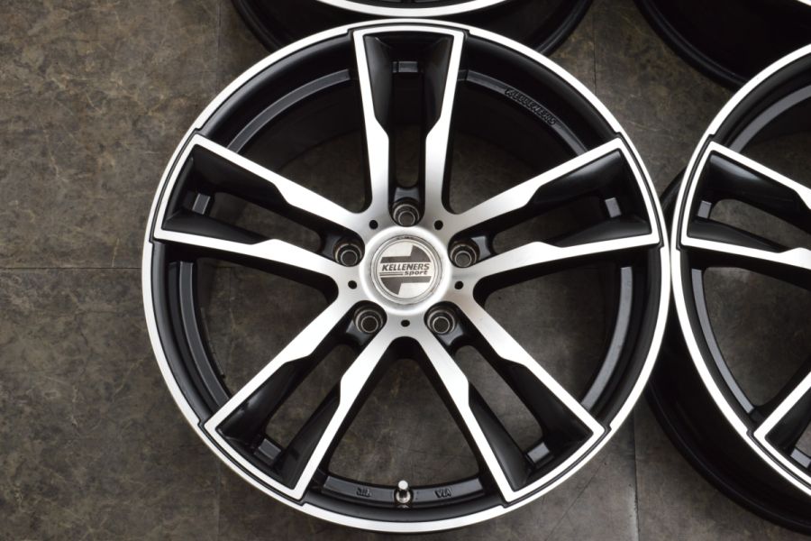 程度良好品】ケレナーズ ジュニア E5 18in 8J +40 PCD120 4本