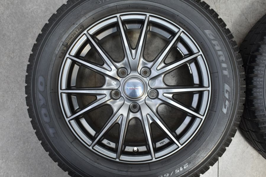 美品】Weds VELVA SPORT 16in 6.5J +53 PCD114.3 トーヨー ガリット G5 