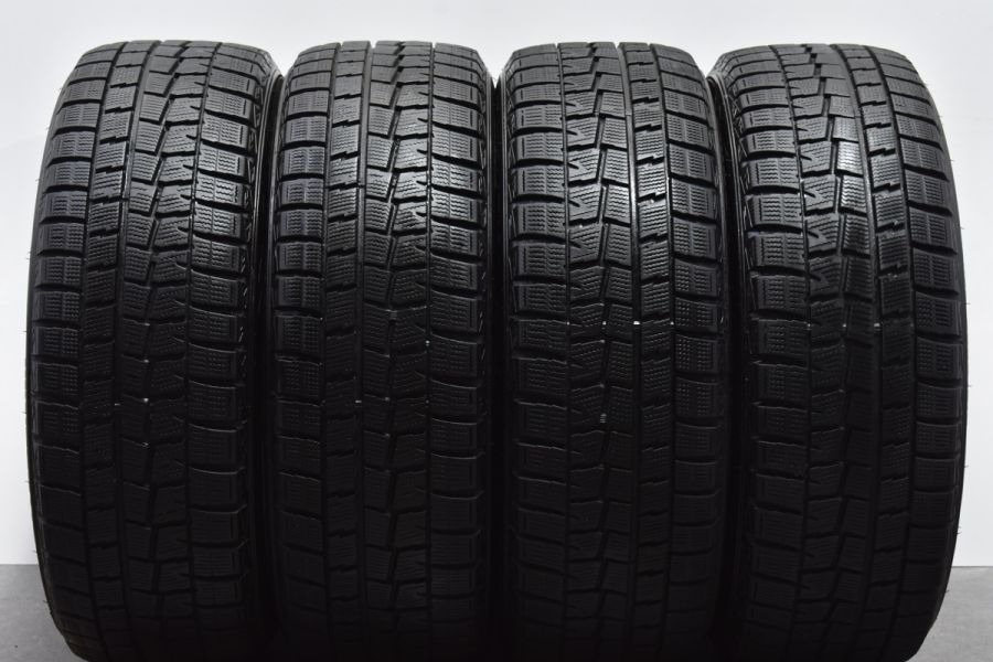 【美品 バリ溝】MSW 85-II 17in 7J +50 PCD108 ダンロップ ウインターマックス WM01 215/50R17 ボルボ S40  V40 V50 スタッドレス