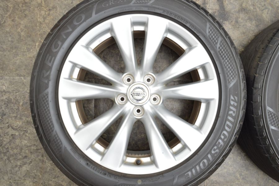 BS REGNO GR-XI 245/50R18】夏タイヤ【日産 フーガ 純正ホイール