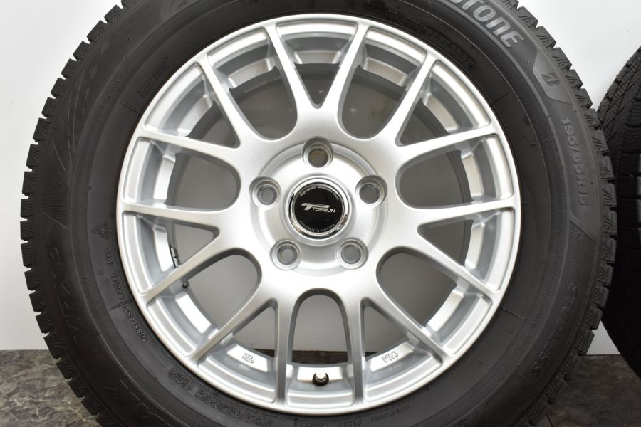 【VRX3付き 超バリ溝】ブリヂストン トップラン M7 15in 6J +53 PCD114.3 ブリヂストン ブリザック 195/65R15 ノア  ヴォクシー