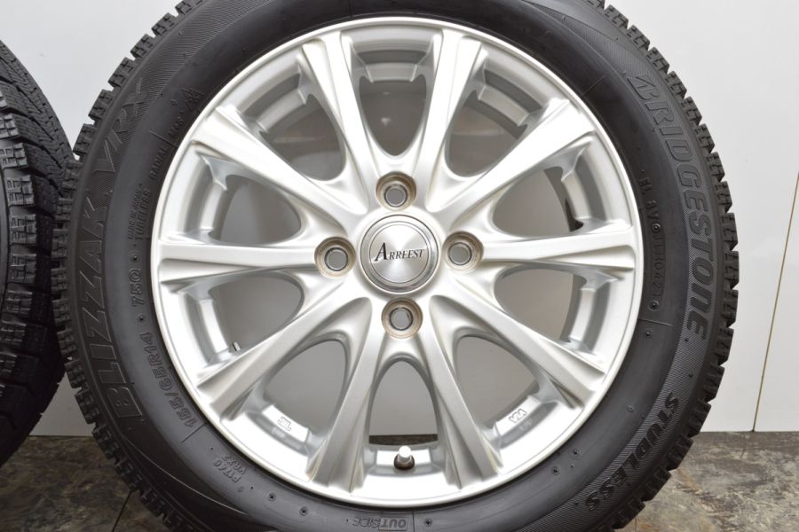 ②ブリヂストン中古ホイール+ミシュラン中古スタッドレス155