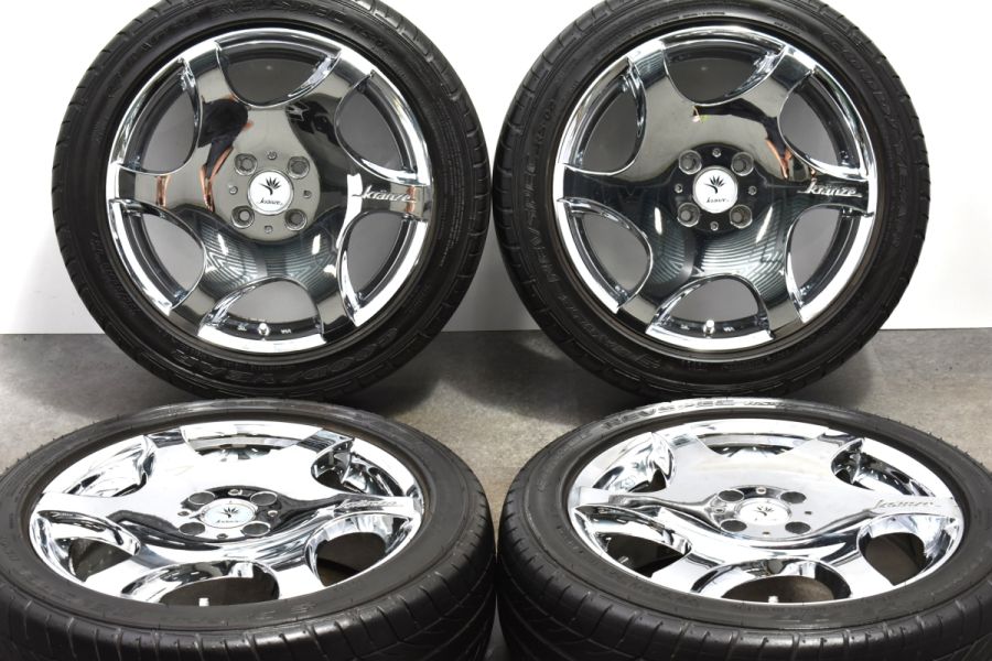 【特価品】 Weds Kranze BAZREIA EVO 16in 6J +40 PCD100 グッドイヤー イーグルREVスペック RS-02  195/50R16 アクア ヤリス フィット