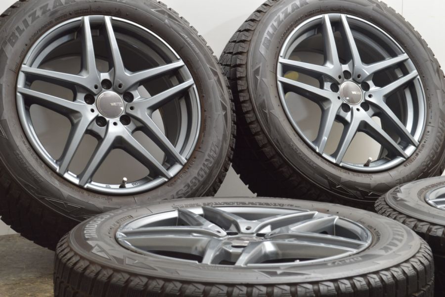 程度良好品】WESTER 18in 8J +40 PCD112 ブリヂストン ブリザック DM-V2 235/60R18 ベンツ GLC 純正サイズ  スタッドレス 中古 スタッドレスタイヤホイールセット | パーツ販売ナンバーワン