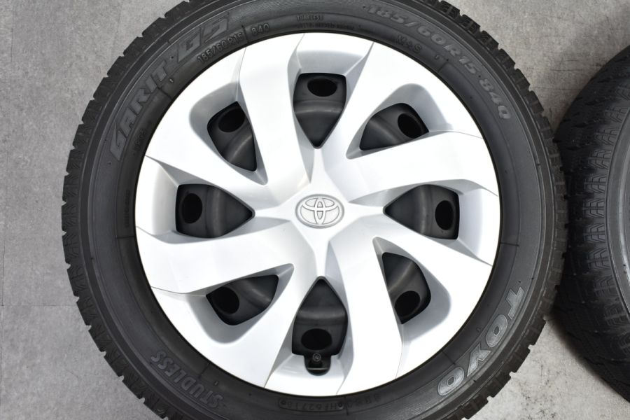 シエンタ純正ホイール2本セットB 程度良好品】トヨタ 170系 シエンタ 純正 15in 5.5J +39 PCD100