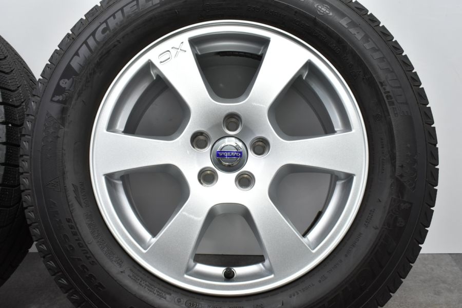 【美品】ボルボ XC60 純正 17in 7.5J +55 PCD108 ミシュラン ラティチュード X-ICE XI2 235/65R17  品番：30671480 ホイールのみ可 XC90