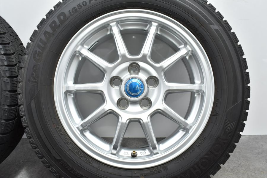 【トヨタ専用設計品】ブランドルライン 15in 6.5J +40 PCD100 ヨコハマ アイスガード5PLUS iG50+ 195/65R15  プリウス ウィッシュ カロスポ