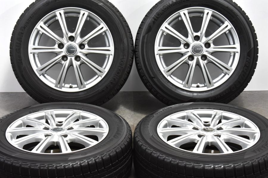 程度良好品】ミルアス 16in 6.5J +53 PCD114.3 ヨコハマ アイスガード
