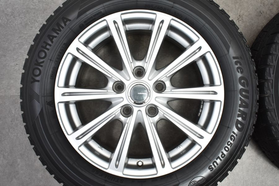 程度良好品】ミルアス 16in 6.5J +53 PCD114.3 ヨコハマ アイスガード