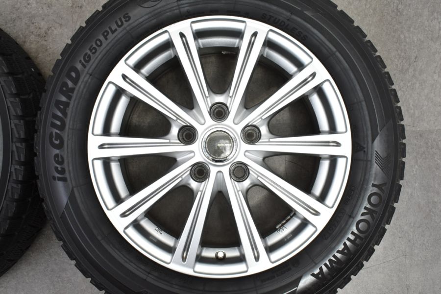 ミルアス　タイヤ付きホイール 程度良好品】ミルアス 16in 6.5J +53 PCD114.3 ヨコハマ アイスガード