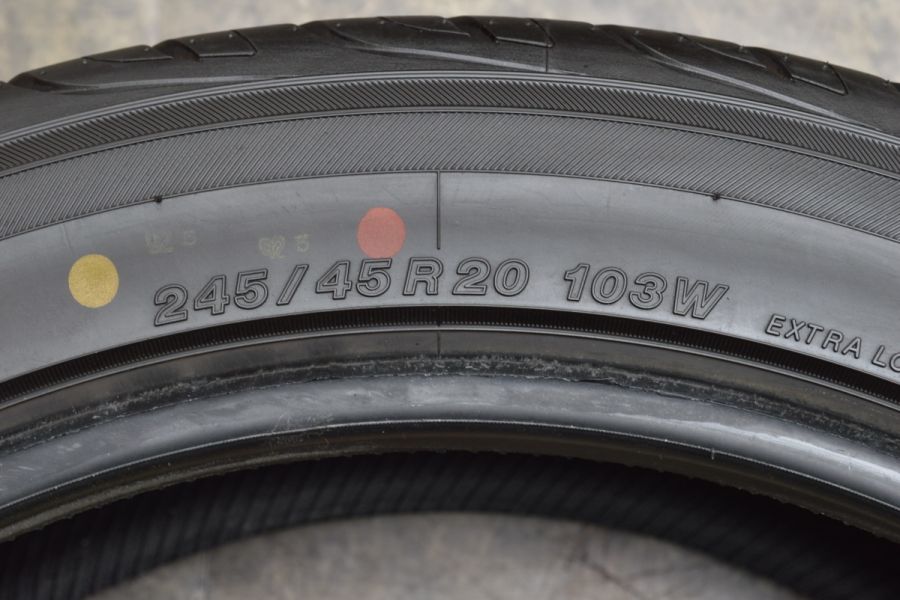 バリ溝 2022年製】ヨコハマ AVID ENVigor 245/45R20 4本セット MIRAI