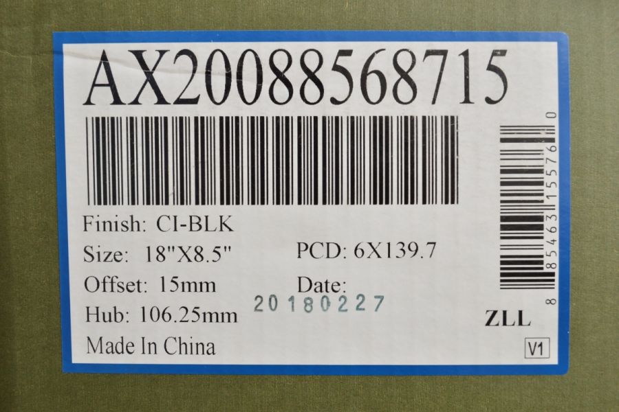 希少 未使用品】アメリカンレーシング ATX SERIES AX200 18in 8.5J +15