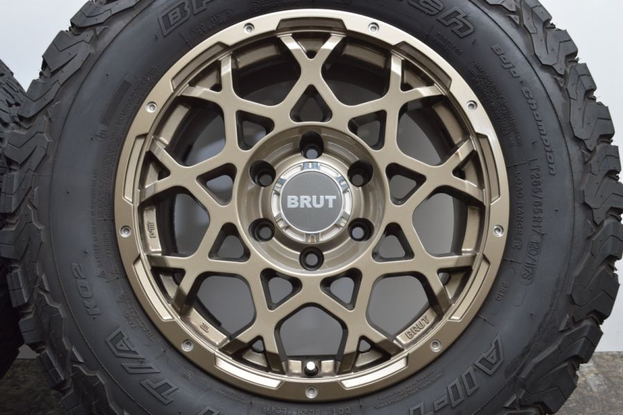 ドレスアップ用に】BRUT BR-55 17in 7.5J +20 PCD139.7 BFグッドリッチ