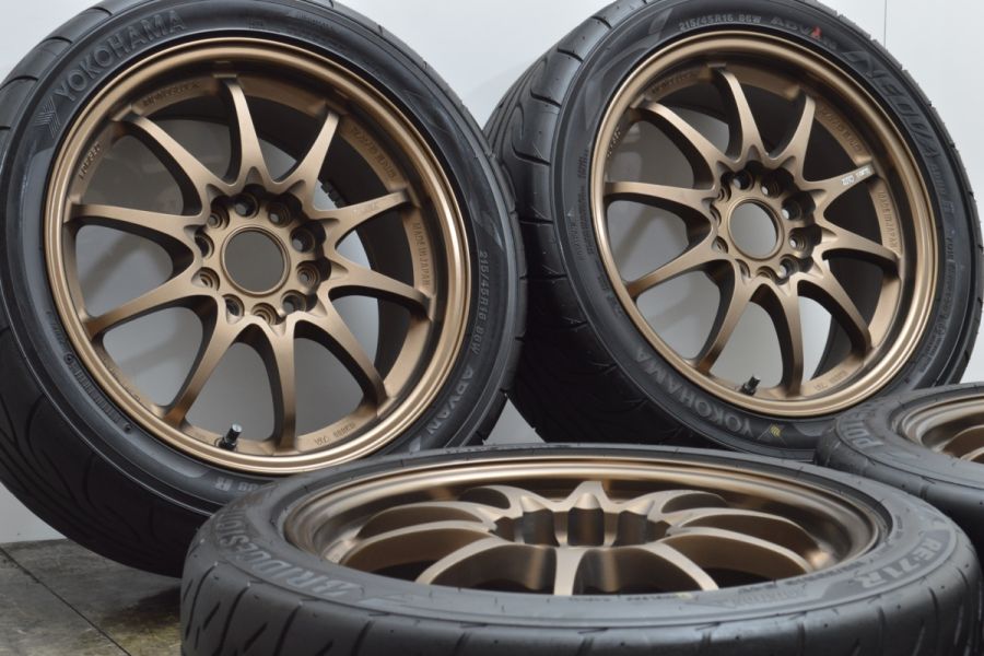 鍛造 美品】RAYS VOLK RACING CE28 16in 7J +42 PCD114.3 ブリヂストン