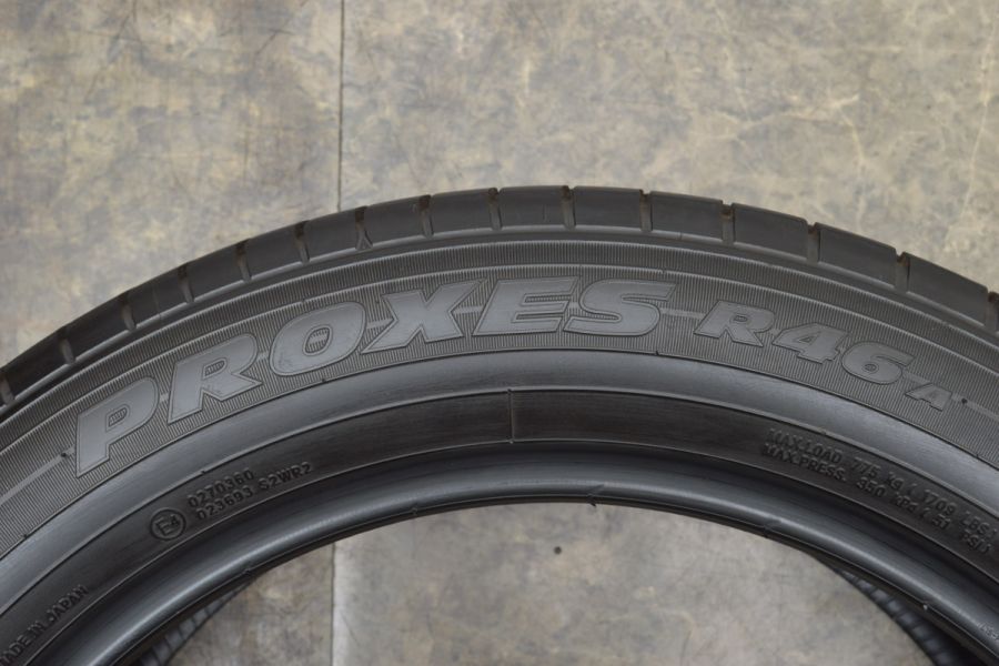 9分山 超バリ溝 2022年製】トーヨー プロクセス R46A 225/55R19