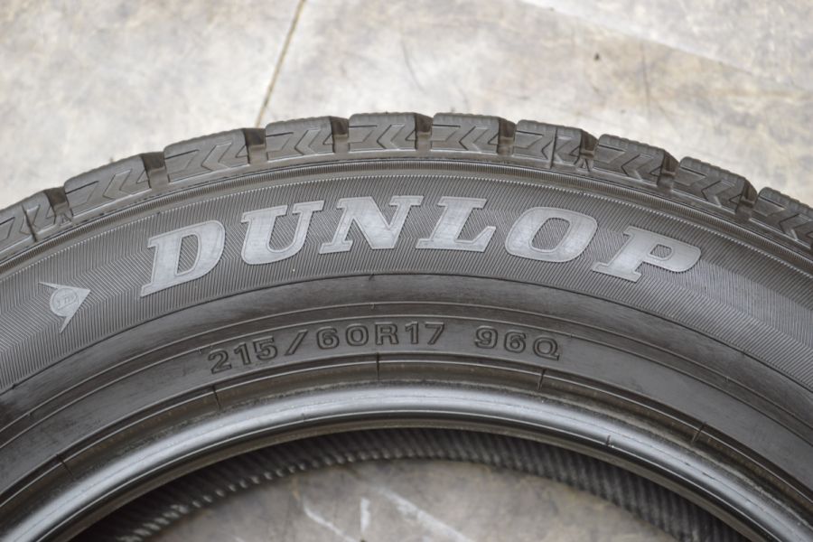 超バリ溝 9分山】ダンロップ ウインターマックス WM02 215/60R17