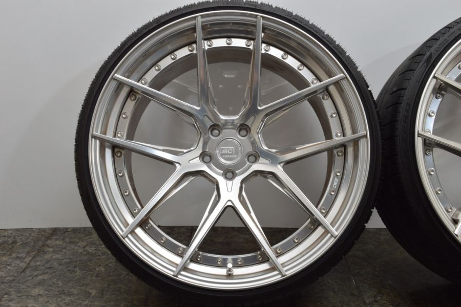 鍛造 2ピース】BC FORGED HCA381S 22in 9.5J +8 11J +24 PCD112 P-ZERO PZ4 245/30R22  285/25R22 W221 Sクラス G11 G12 7シリーズ 等に 中古 タイヤホイールセット | パーツ販売ナンバーワン