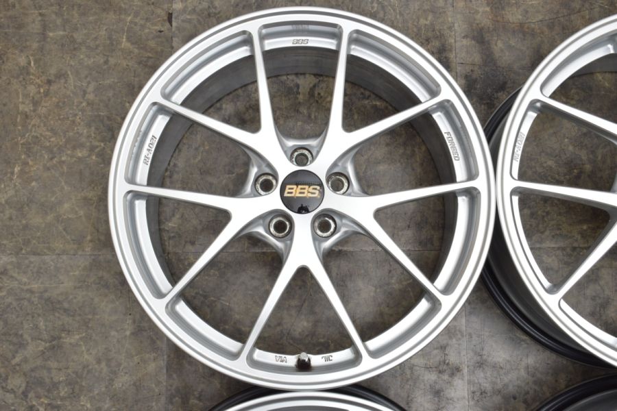 鍛造 美品】BBS RI-A 18in 7.5J +48 PCD100 4本セット RI-A021 86 プリウス カローラスポーツ BRZ  インプレッサ レガシィ フォージド 中古 ホイールのみ | パーツ販売ナンバーワン