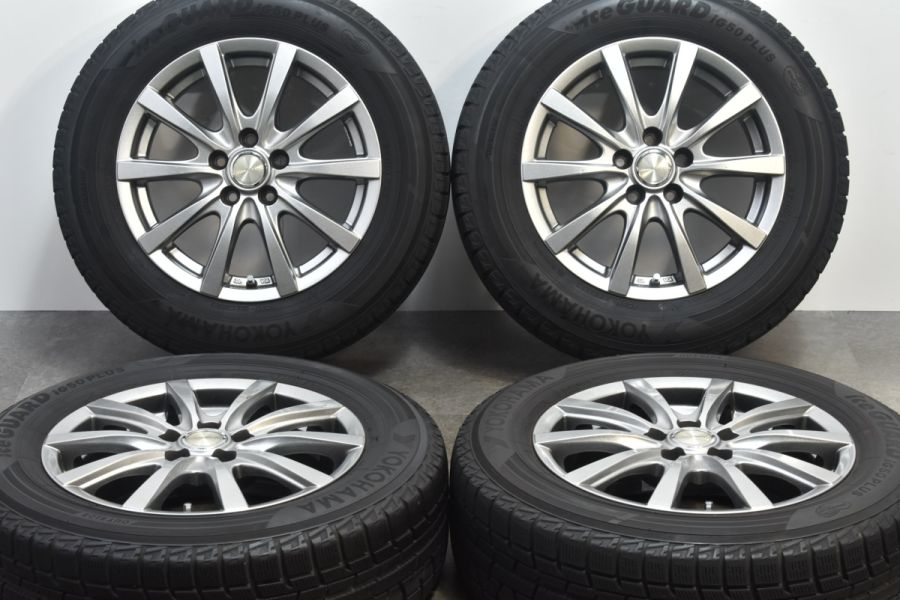 グラス 15in 6J +43 PCD100 ヨコハマ アイスガード iG50プラス 195/65R15 プリウス カローラ ツーリング スポーツ  中古 スタッドレスタイヤホイールセット | パーツ販売ナンバーワン