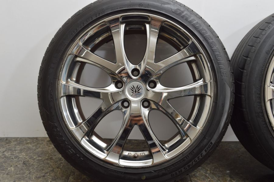 廃盤品】エクスカリバー 18in 7.5J +48 PCD114.3 ブリヂストン ネクストリー 225/45R18 クラウン カムリ マークX  オデッセイ 中古 タイヤホイールセット | パーツ販売ナンバーワン