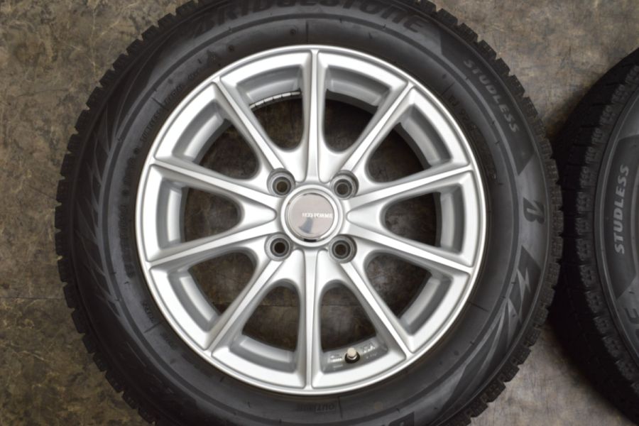 【美品】エコフォルム 14in 5.5J +39 ブリヂストン ブリザック VRX2 175/65R14 パッソ ヴィッツ ノート フィット デミオ  交換用