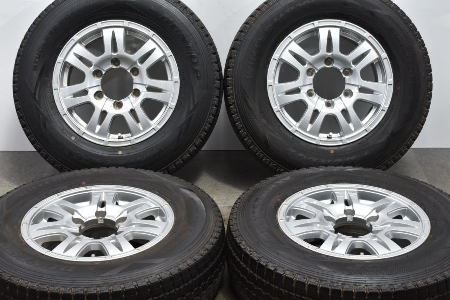 【ハイエース専用設計品】マッドクロス XD-7 15in 6J +33 PCD139.7 ダンロップ ウインターマックス SV01 195/80R15  レジアスエース LT