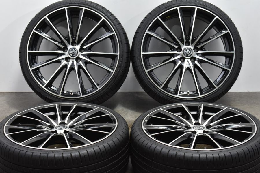 ドレスアップ用に】レアマイスター ソライア 19in 7.5J +48 PCD100 ネオリン ネオスポーツ 215/35R19 CT プリウス 86  インプレッサ BRZ 中古 タイヤホイールセット | パーツ販売ナンバーワン