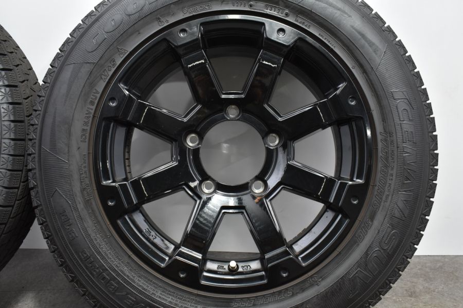 【程度良好品】ロックケリー MX-I 16in 7.5J +25 PCD139.7 グッドイヤー アイスナビSUV 175/80R16 ジムニー  AZオフロード 交換用