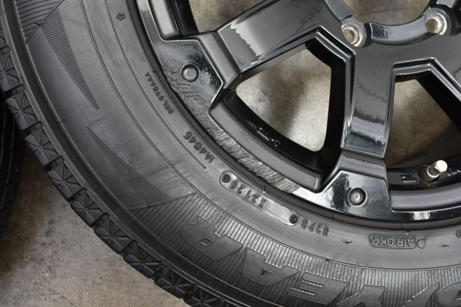 程度良好品】ロックケリー MX-I 16in 7.5J +25 PCD139.7
