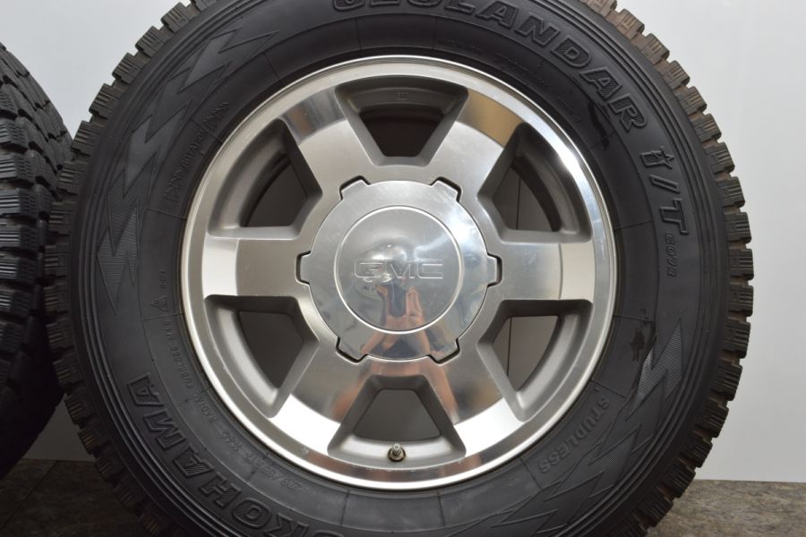 希少品】GMC ユーコン 純正 17in 7.5J +31 PCD139.7 ヨコハマ ジオランダー i/T G072 275/65R17  品番:9594490 シエラ 流用 中古 スタッドレスタイヤホイールセット | パーツ販売ナンバーワン