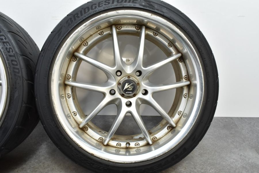 3ピース 深リム】WORK VS-SS 18in 7.5J +45 8.5J +45 PCD114.3 ブリヂストン ポテンザ RE-71R  215/40R18 225/40R18 ノア ヴォクシー 中古 タイヤホイールセット | パーツ販売ナンバーワン