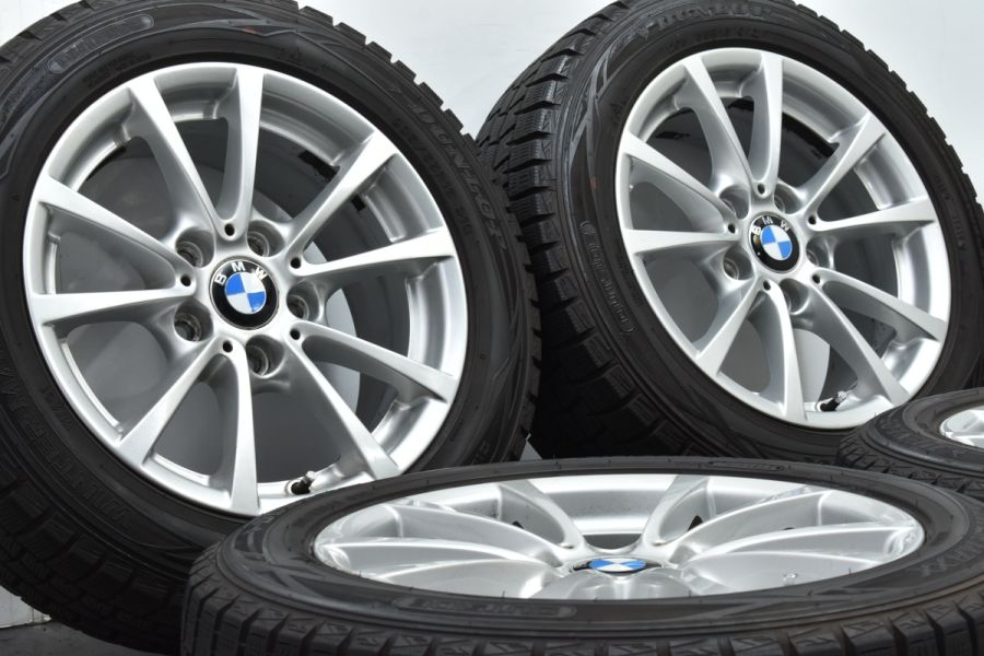 【程度良好品】BMW F30 F31 3シリーズ 純正 16in 7J +31 PCD120 ダンロップ ウィンターマックス WM01  205/55R16 品番:6796236