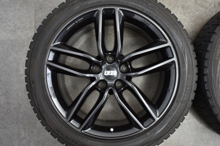 【程度良好品】BBS ジャーマニーSX 0503 8.5J +32 PCD120 ダンロップ ウインターマックス WM01 245/45R19 BMW  F01 7シリーズ レクサス LS