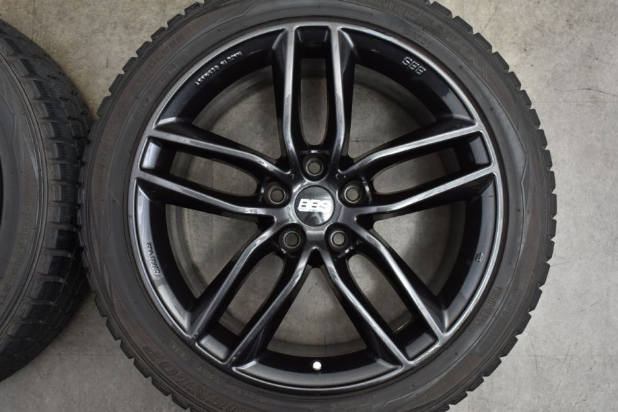 【程度良好品】BBS ジャーマニーSX 0503 8.5J +32 PCD120 ダンロップ ウインターマックス WM01 245/45R19 BMW  F01 7シリーズ レクサス LS