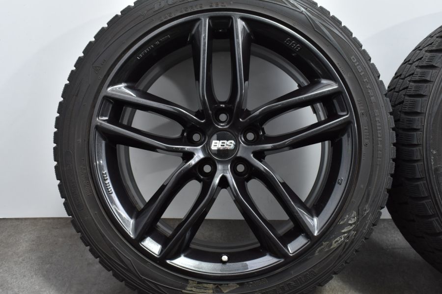 【程度良好品】BBS ジャーマニーSX 0503 8.5J +32 PCD120 ダンロップ ウインターマックス WM01 245/45R19 BMW  F01 7シリーズ レクサス LS