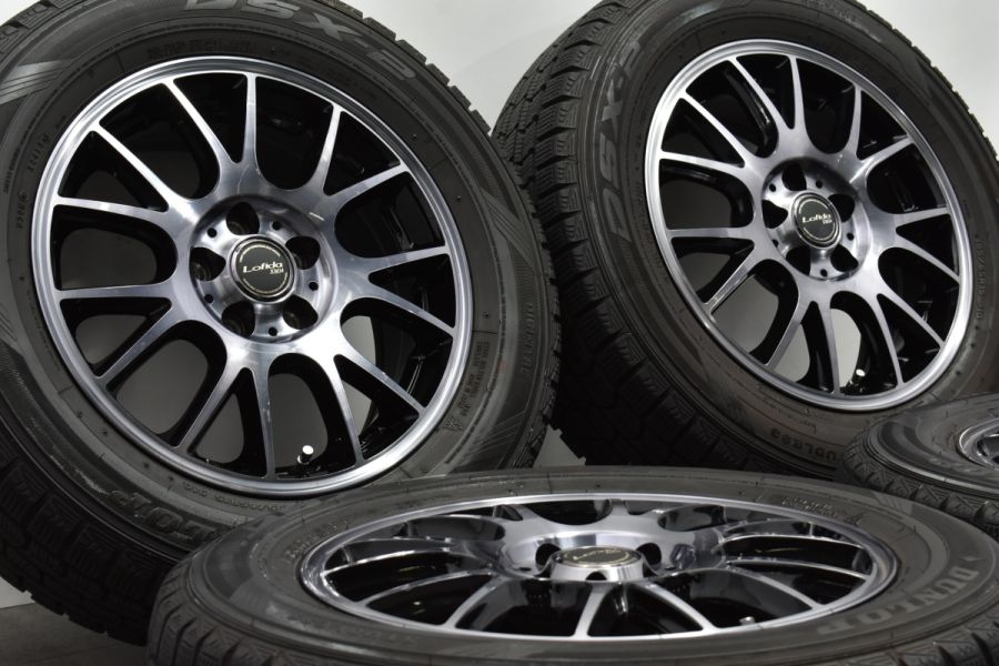 良好品】Lofida XM14 15in 6J +40 PCD100 ダンロップ DSX-2 195/65R15