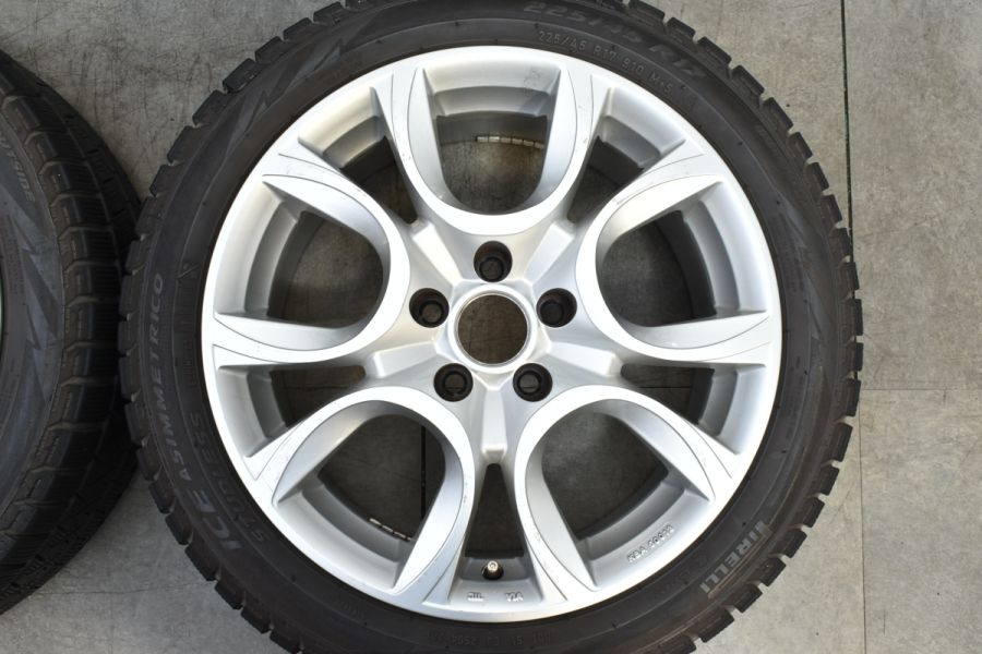 【特価品】MAK 17in 7.5J +41 PCD110 ピレリ アイスアシンメトリコ 225/45R17 アルファロメオ ジュリエッタ 交換用