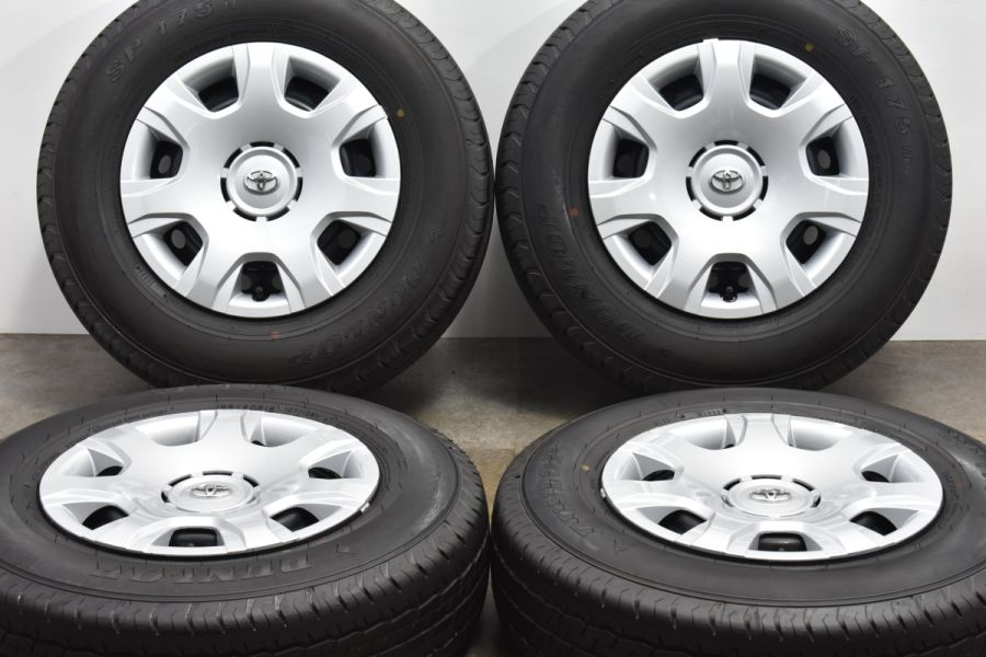 新車外し 200系 ハイエース 純正 15インチ 195 80 15 ダンロップ DUNLOP 200系 ハイエース 新車外し 純正タイヤ 2024年製