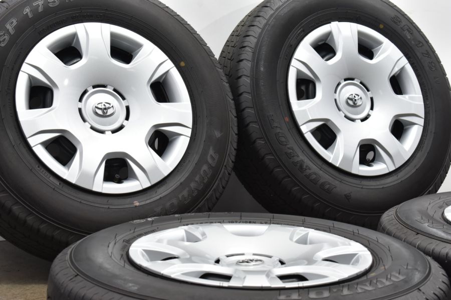 新車外し 200系 ハイエース 純正 15インチ 195 80 15 ダンロップ DUNLOP 200系 ハイエース 新車外し 純正タイヤ 2024年製
