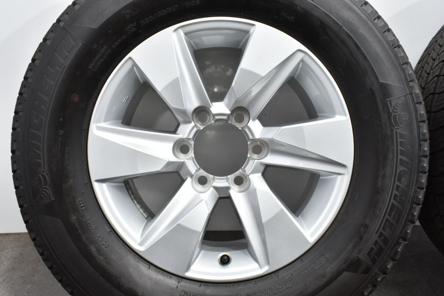 美品 バリ溝】トヨタ 150 プラド 後期 純正 17in 7.5J +25 PCD139.7